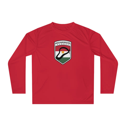 Adult Hungary Lacrosse Team 365 Performance Long Sleeve