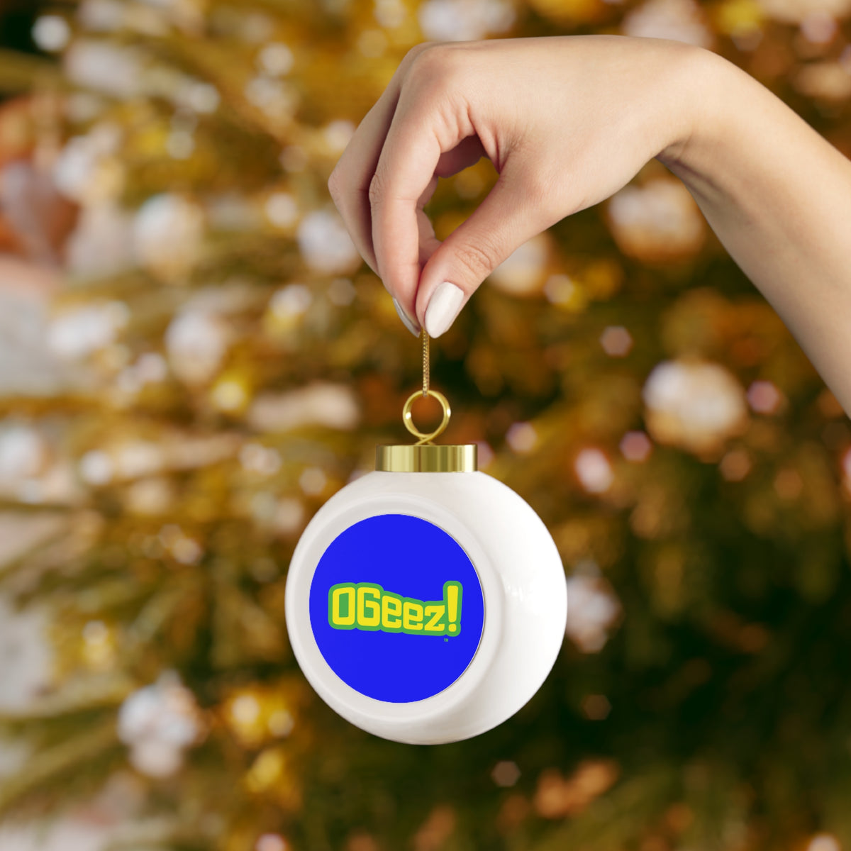 OGeez Christmas Ball Ornament