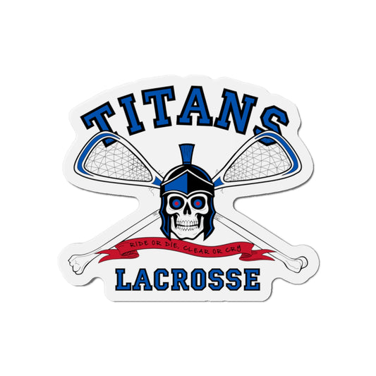 SW Titans Lacrosse Die-Cut Magnet