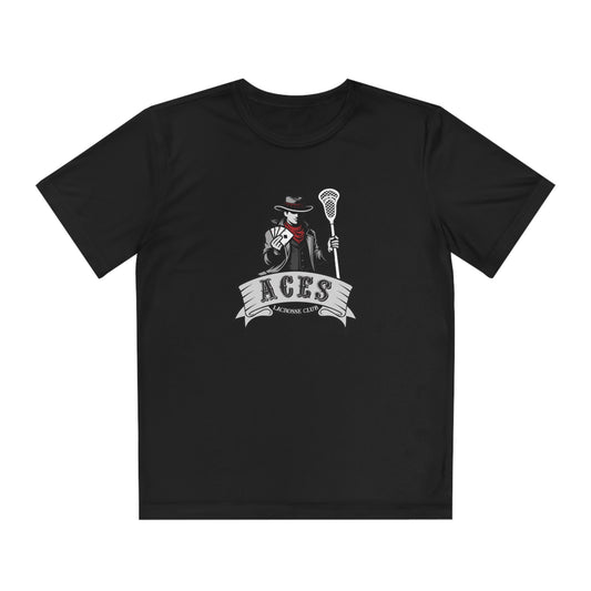Youth Aces Lacrosse Sport-Tek Performance Tee