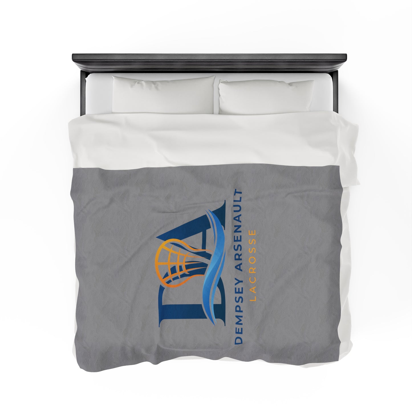 Dempsey Arsenault Lacrosse Velveteen Plush Blanket