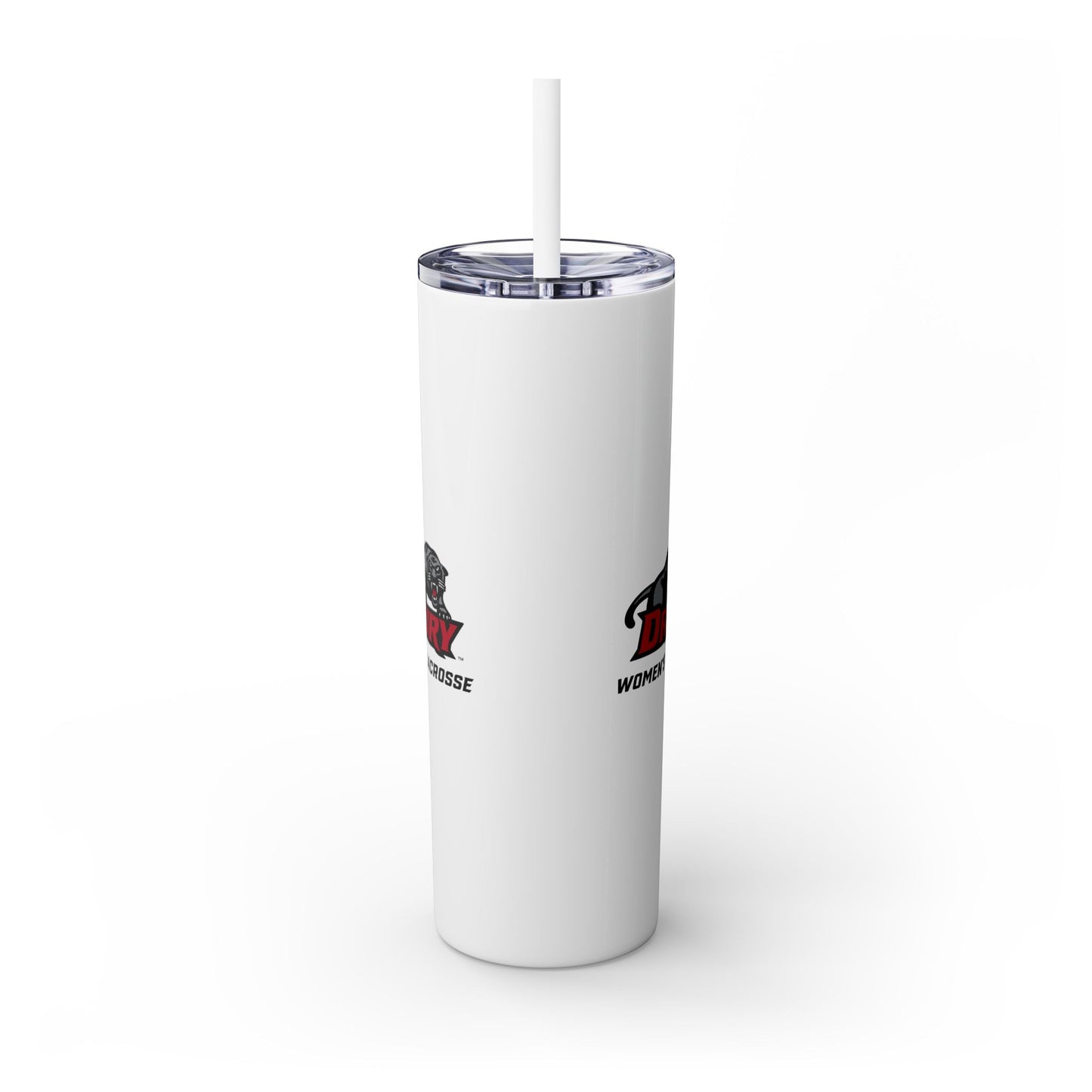 Drury Lacrosse 20oz Skinny Tumbler with Straw
