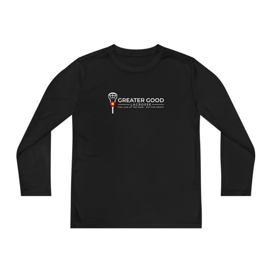 Youth Greater Good Lacrosse Sport-Tek Performance Long Sleeve Shirt