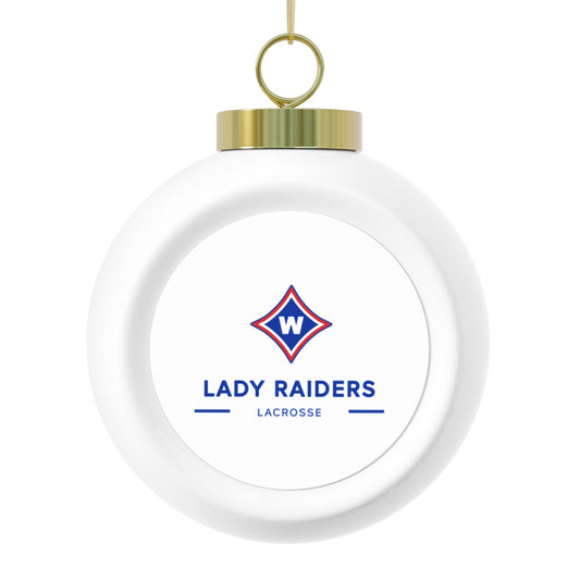 Walton Lacrosse Christmas Ball Ornament