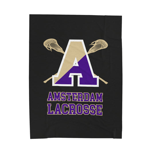 Amsterdam Lacrosse Velveteen Plush Blanket (60 x 80)