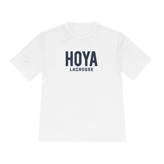 Adult Hoyas Lacrosse Sport-Tek T-Shirt