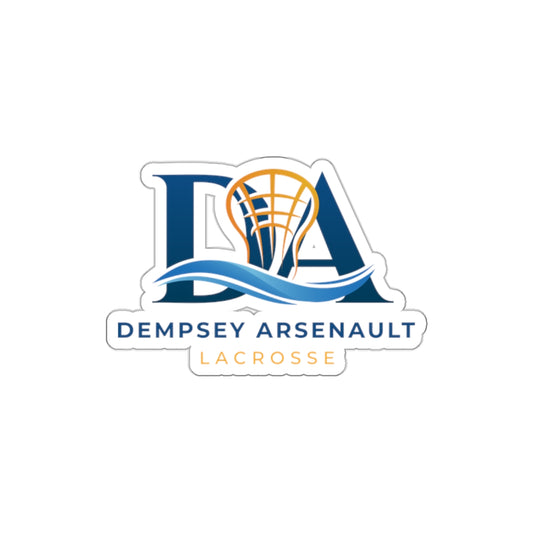 Dempsey Arsenault Lacrosse Die Cut Stickers
