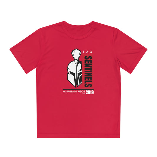 Youth Mountain Ridge Sentinels Lacrosse Sport-Tek Performance T-Shirt