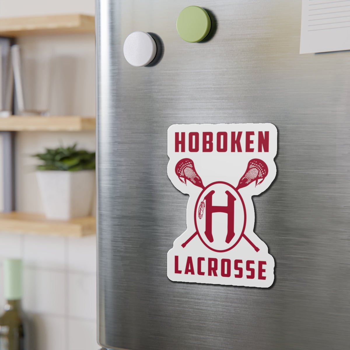 Hoboken Lacrosse Magnet