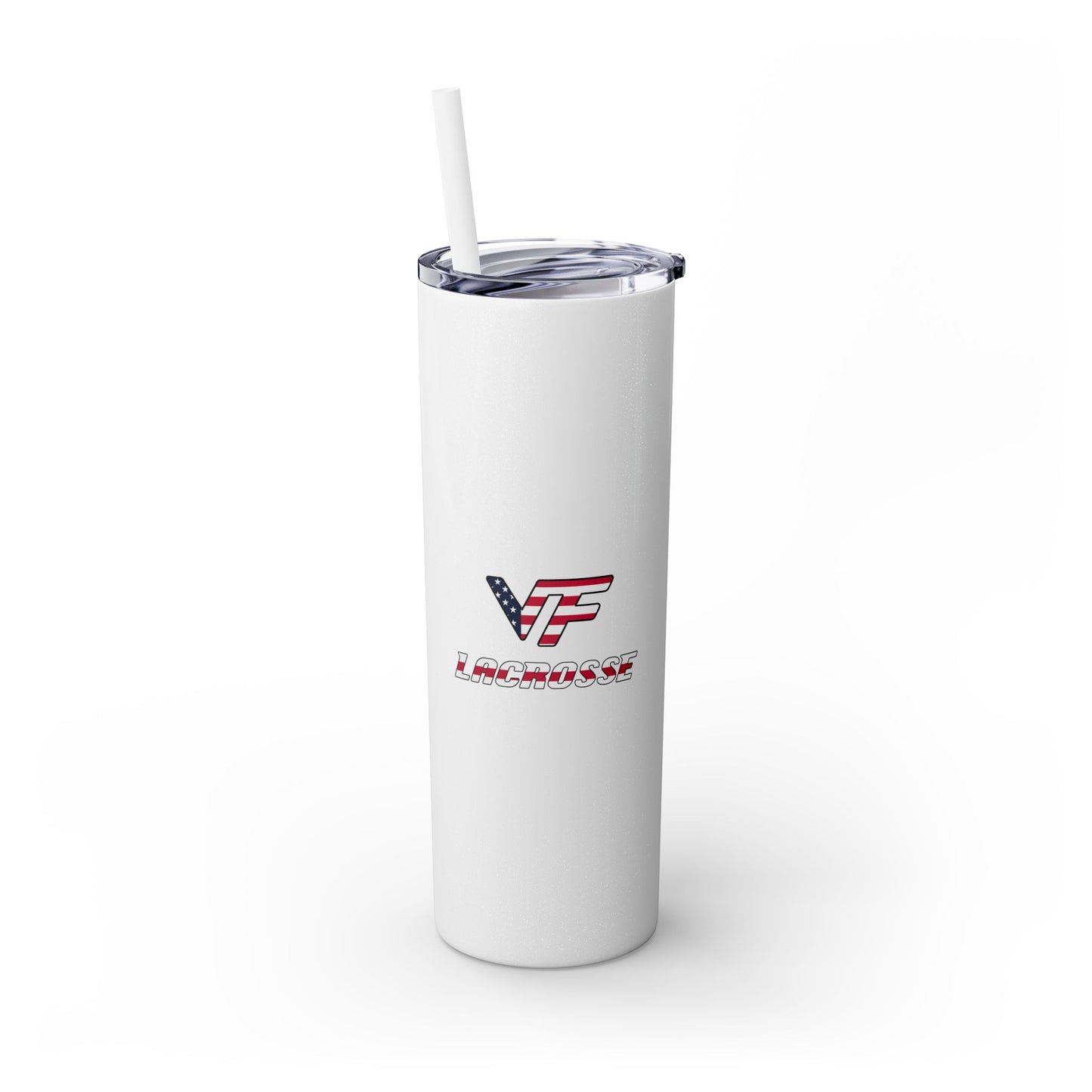 Vallivue Lacrosse Skinny Tumbler with Straw (20oz)