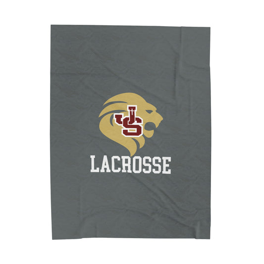 JSerra Lacrosse Velveteen Plush Blanket (60" x 80")