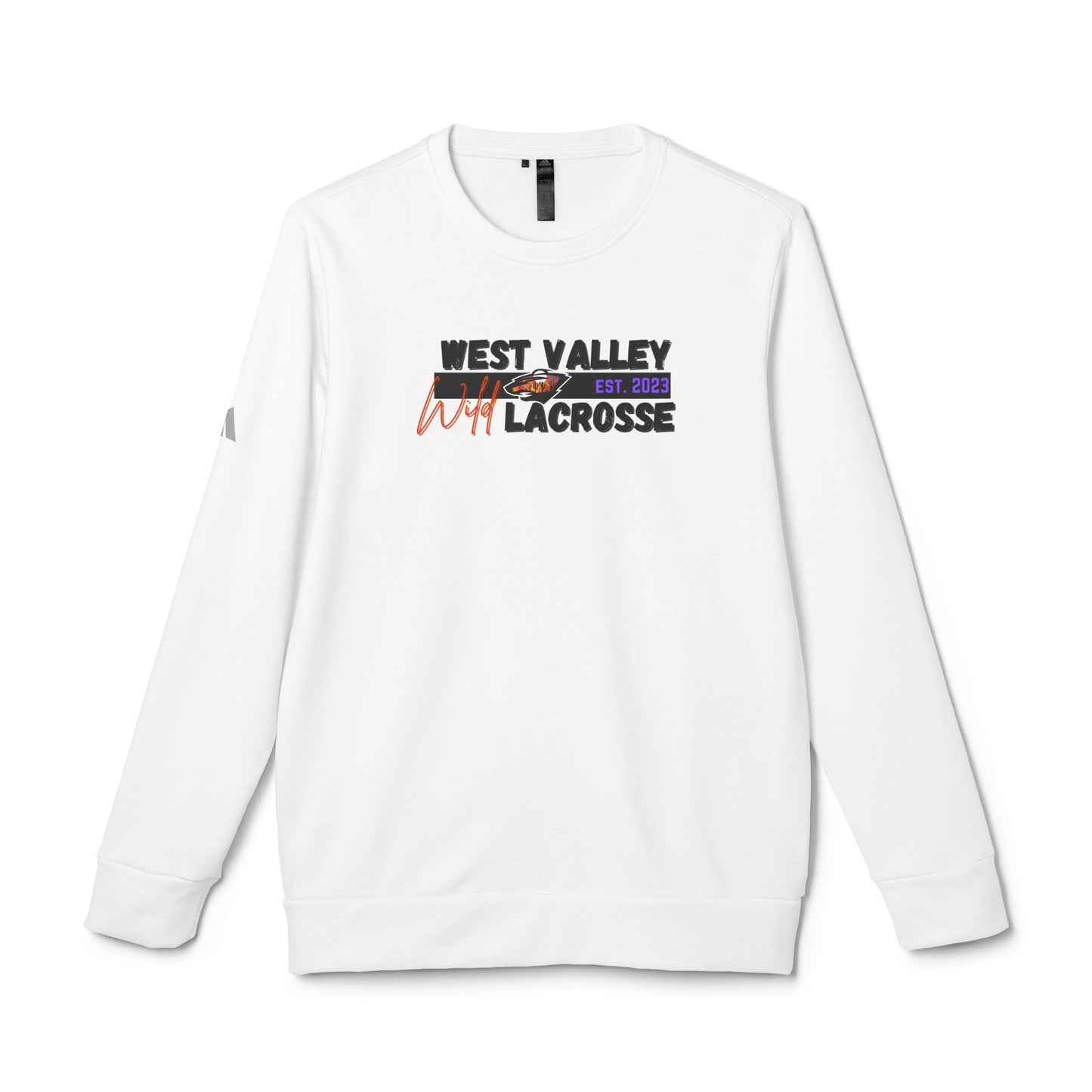 Adult WVW Lacrosse Adidas Fleece Crewneck Sweatshirt