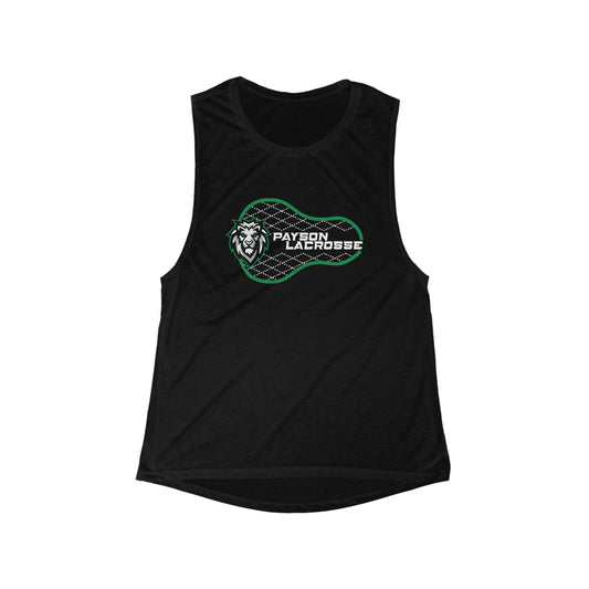 Women's Payson Youth Lacrosse Bella + Canvas Flowy Scoop Muscle Tank