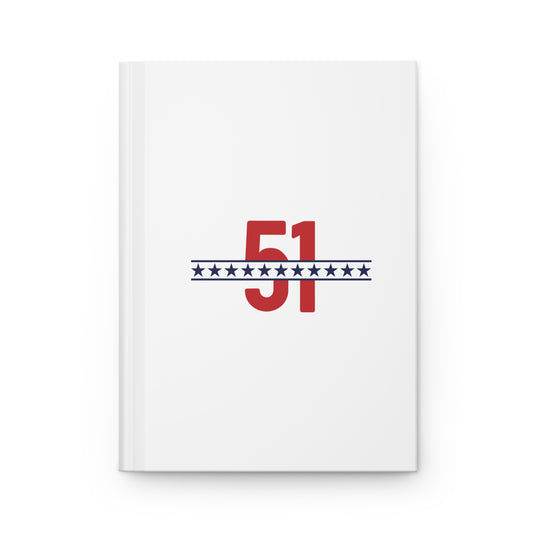 51 Stars Hardcover Journal Matte
