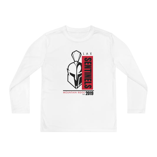 Youth Mountain Ridge Sentinels Lacrosse Sport-Tek Performance Long Sleeve Shirt