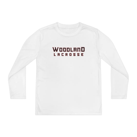 Youth Woodland Lacrosse Sport-Tek Performance Long Sleeve Shirt
