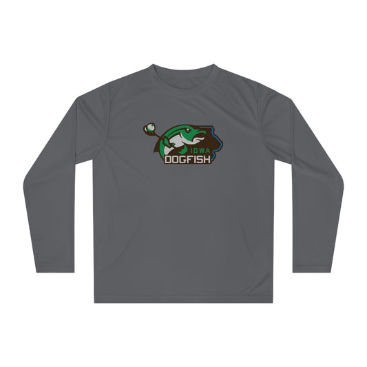 Adult Iowa Dogfish Team 365 Performance Long Sleeve Shirt