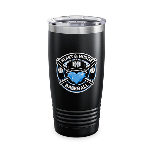 Heart and Hustle Baseball Ringneck Tumbler (20oz)