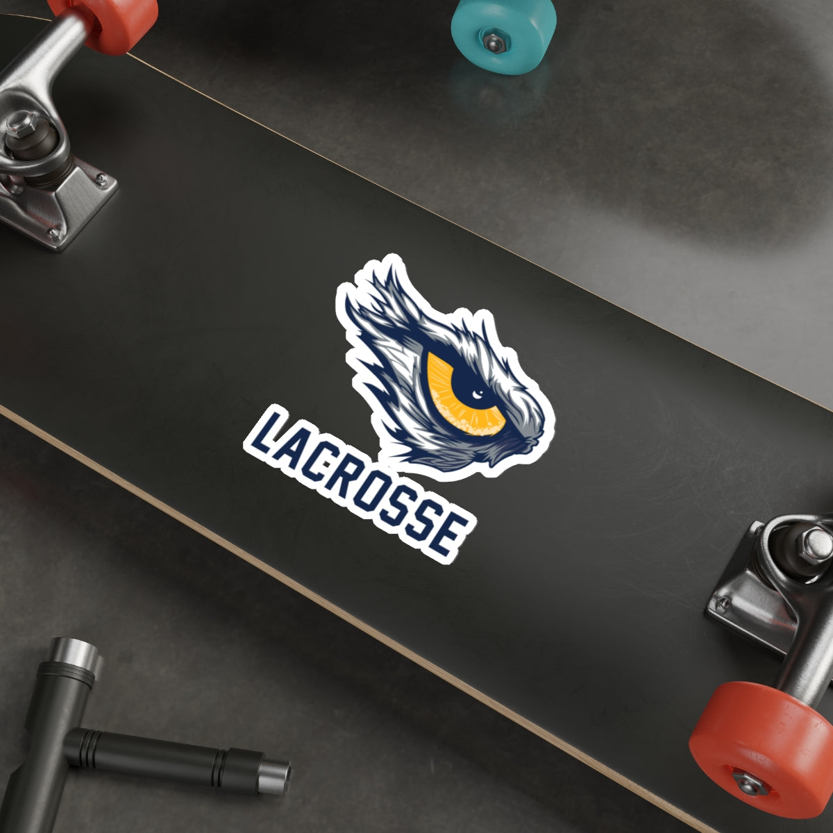 Seymour Lacrosse Die-Cut Stickers