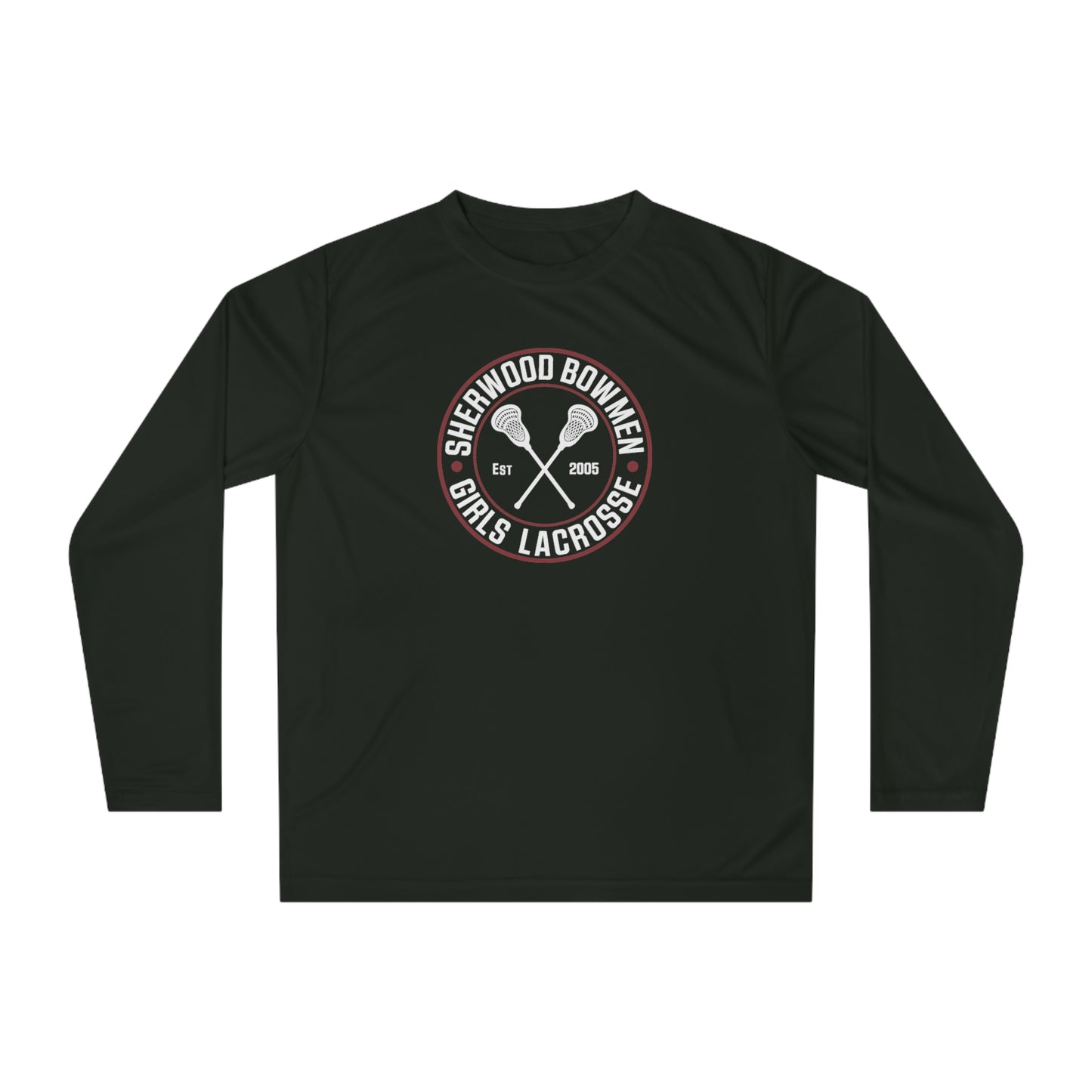 Adult Sherwood HS Lacrosse Performance Long Sleeve Shirt