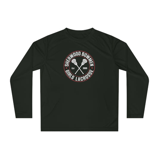 Adult Sherwood HS Lacrosse Performance Long Sleeve Shirt