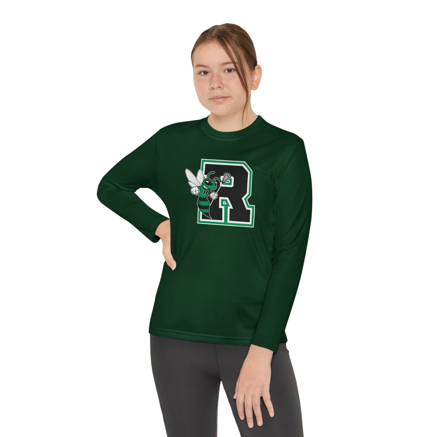 Youth Jr Hornets Lacrosse Sport-Tek Performance Long Sleeve Shirt