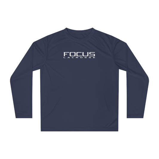 Adult Focus Lacrosse Performance Long Sleeve Shirt