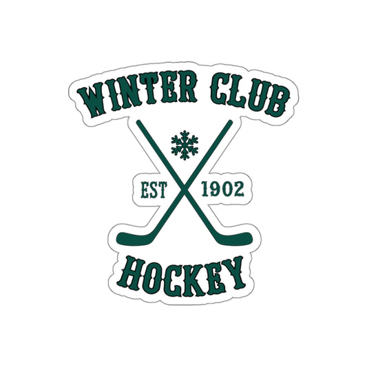 Winter Club Die-Cut Sticker