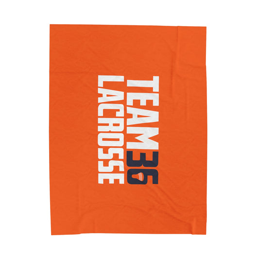 Team36 Velveteen Plush Blanket (60" x 80")