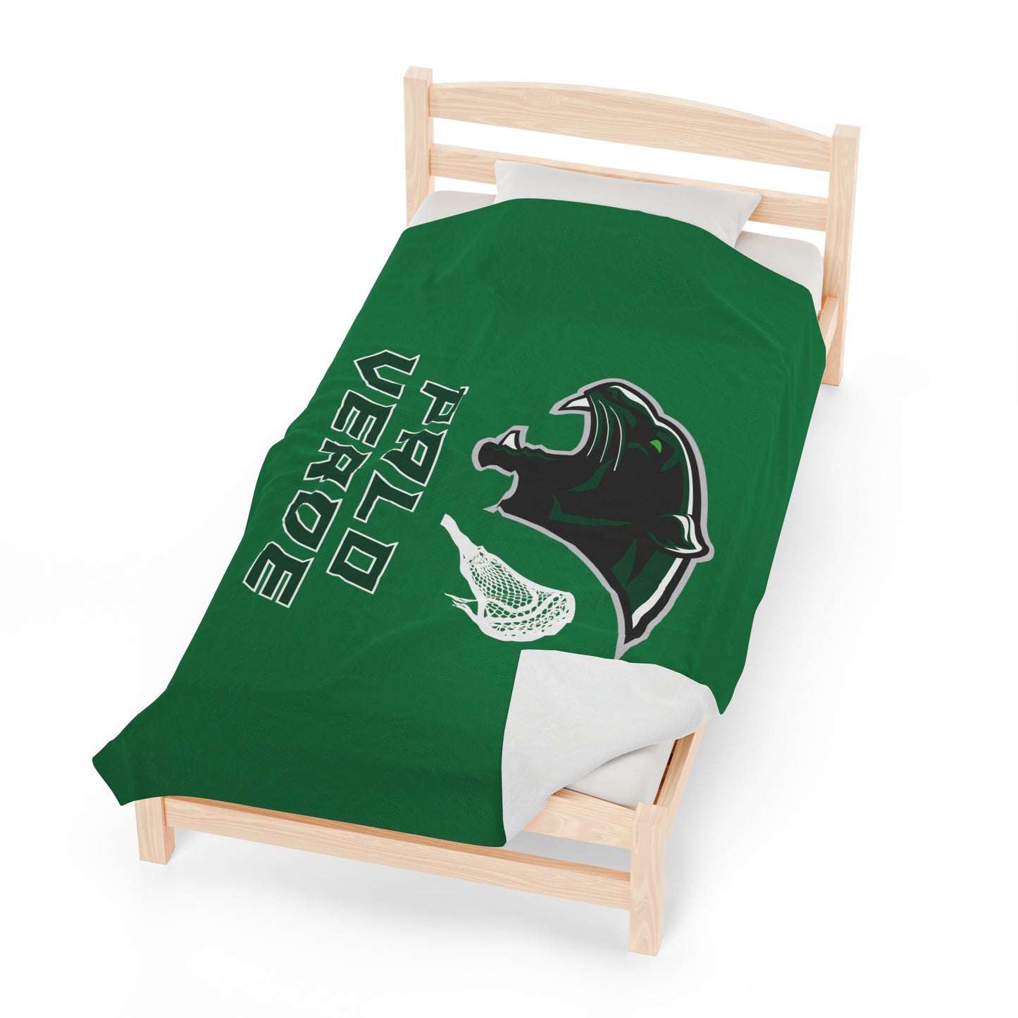 Palo Verde Lacrosse Velveteen Plush Blanket (60" x 80")