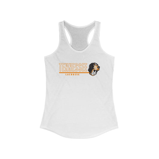 Women's Tennessee Lacrosse Next Level Racerback Tank