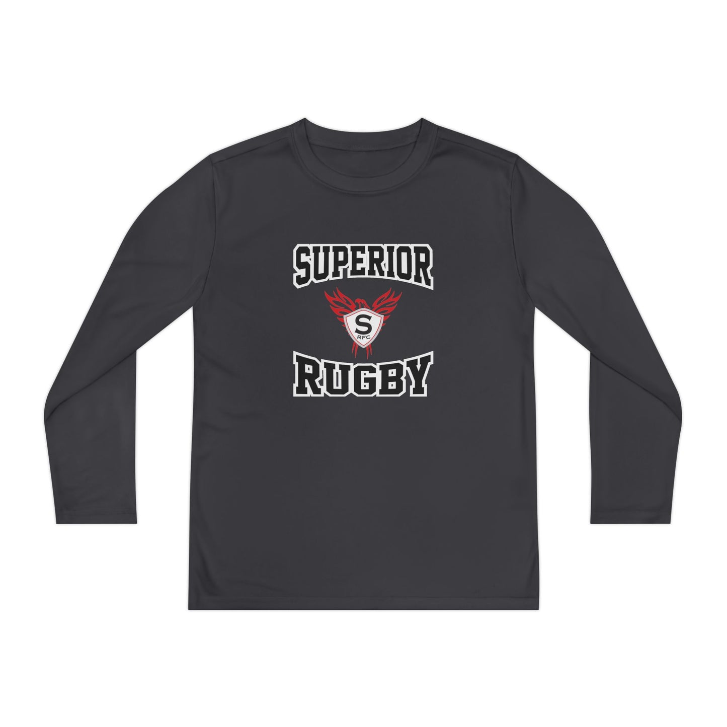 Youth Superior Rugby Football Sport-Tek Performance Long Sleeve Shirt