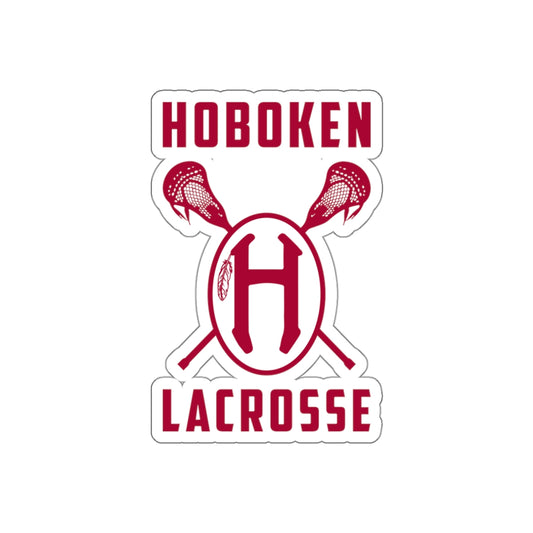 Hoboken Lacrosse Die-Cut Sticker