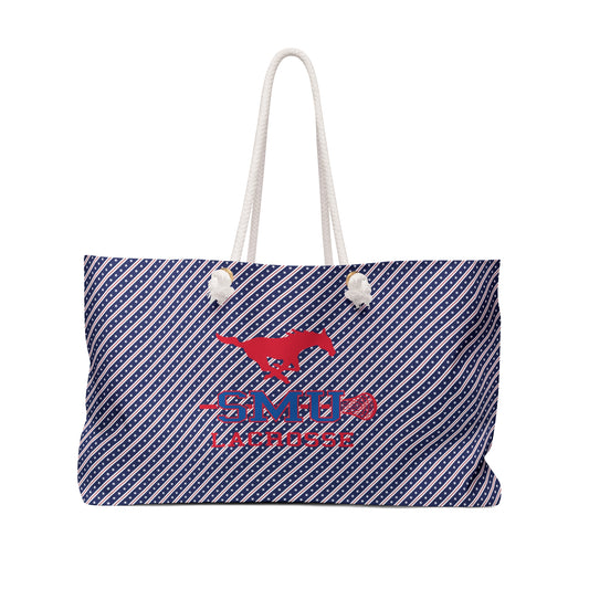 SMU Lacrosse Weekender Tote Bag