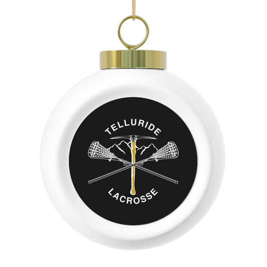 Telluride Lacrosse Christmas Ball Ornament