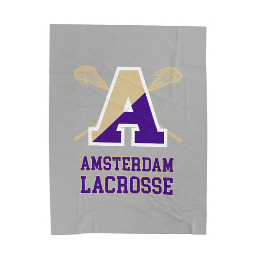 Amsterdam Lacrosse Velveteen Plush Blanket (60 x 80)