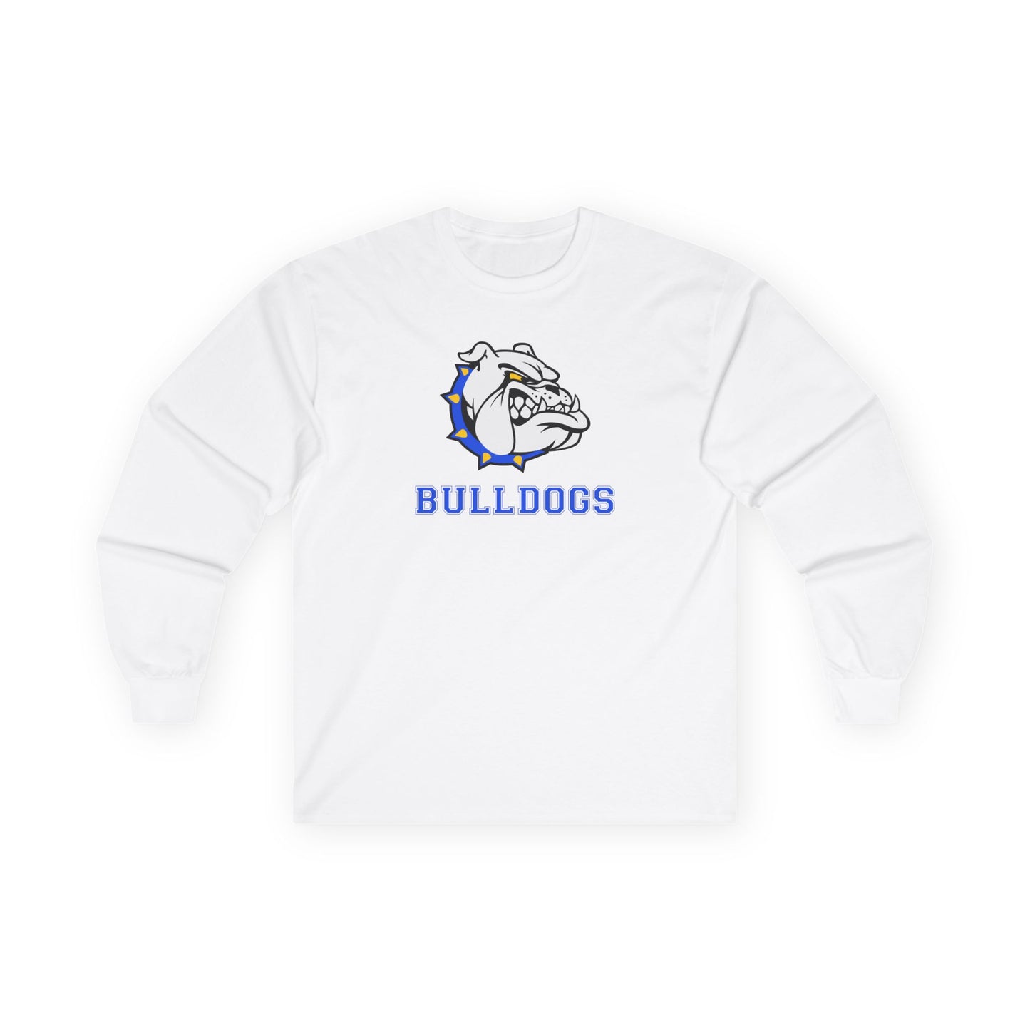 Adult Bulldogs Gildan Ultra Cotton Long Sleeve
