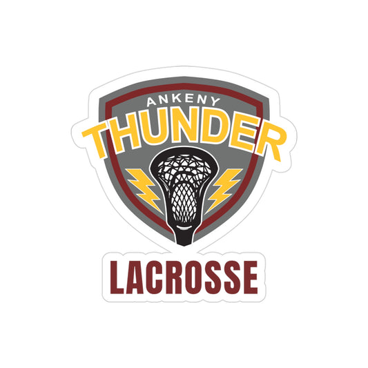 Thunder Transparent Die-Cut Outdoor Stickers (3"x3")