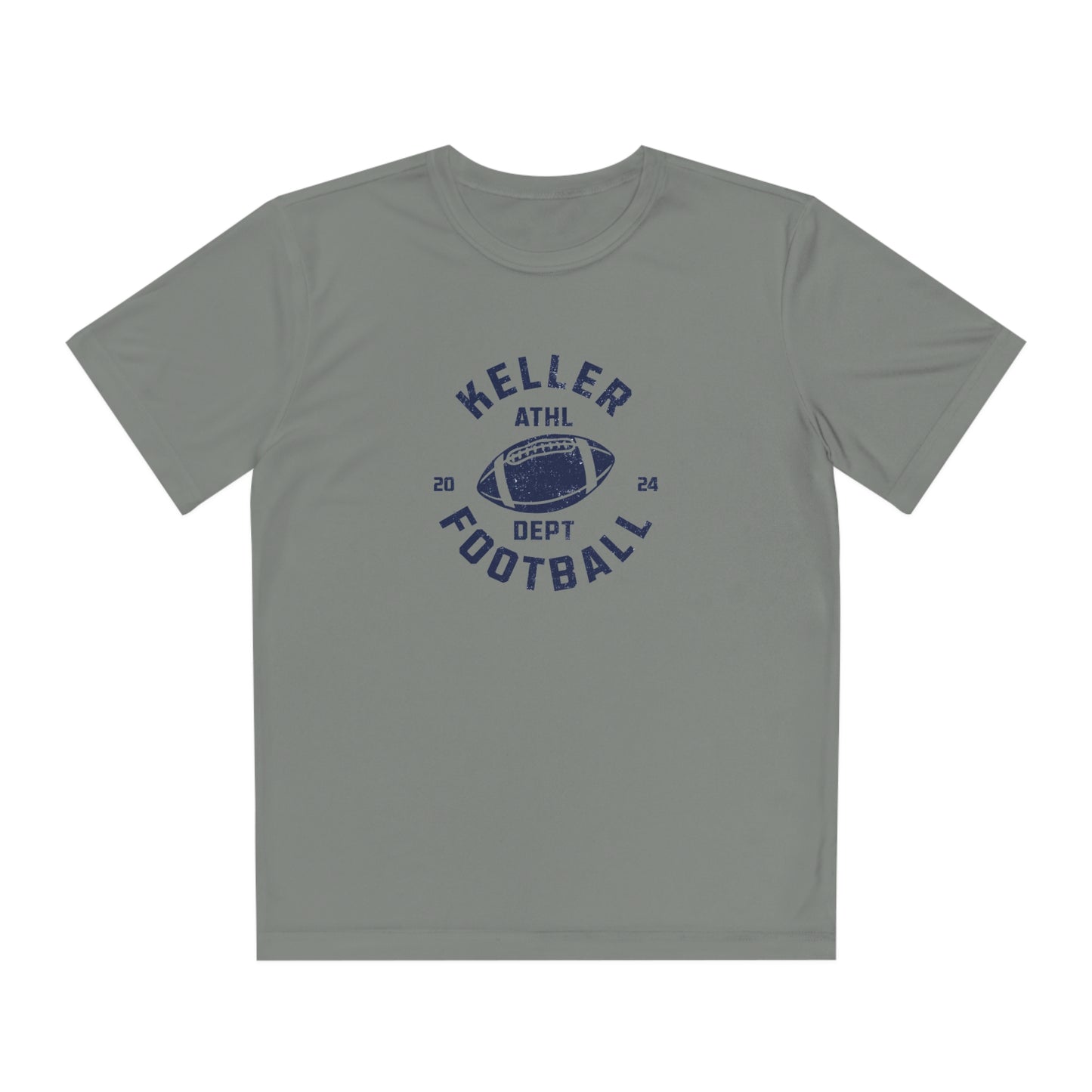 Youth Keller Football Sport-Tek Performance T-Shirt