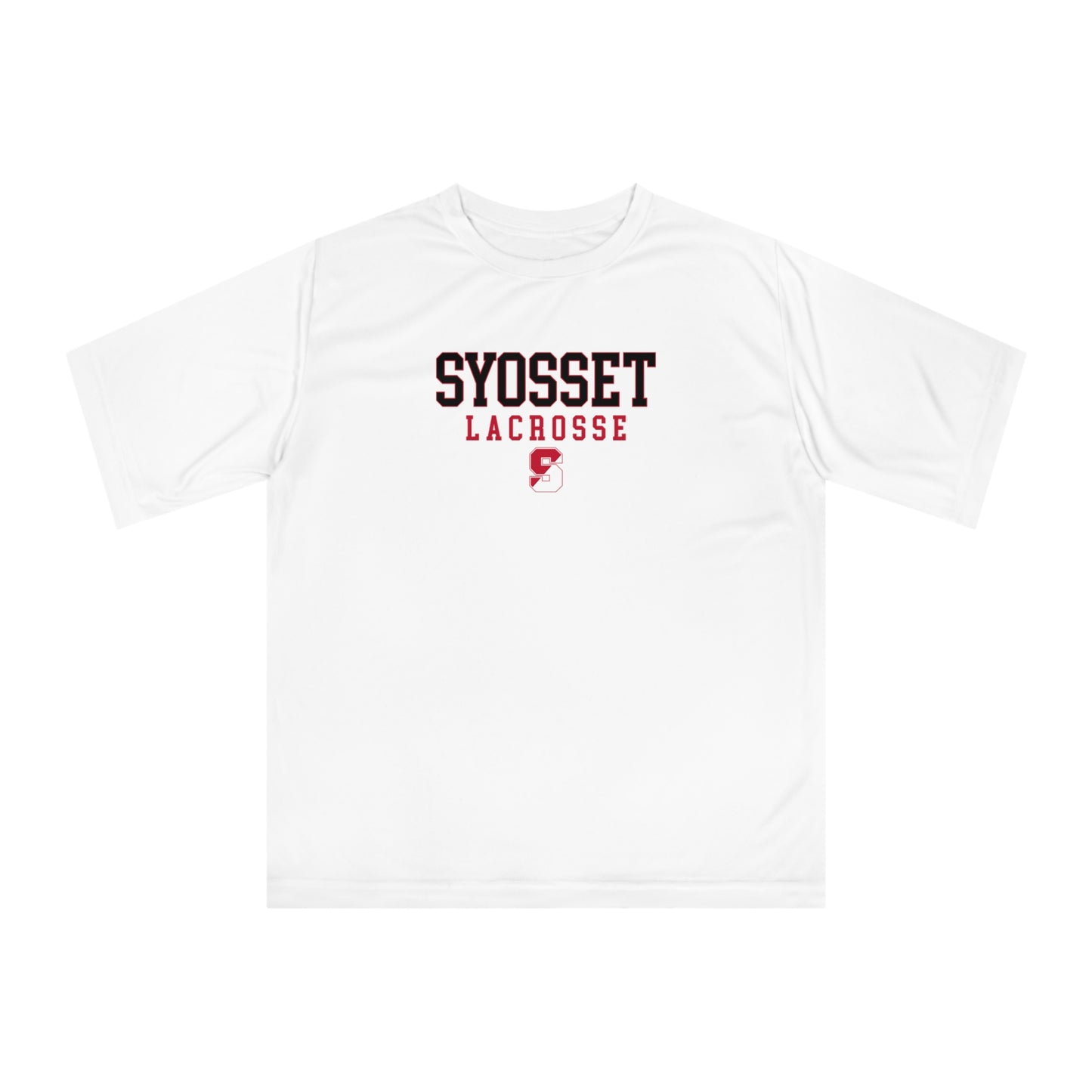 Adult Syosset Lacrosse Team 365 Zone Performance T-shirt