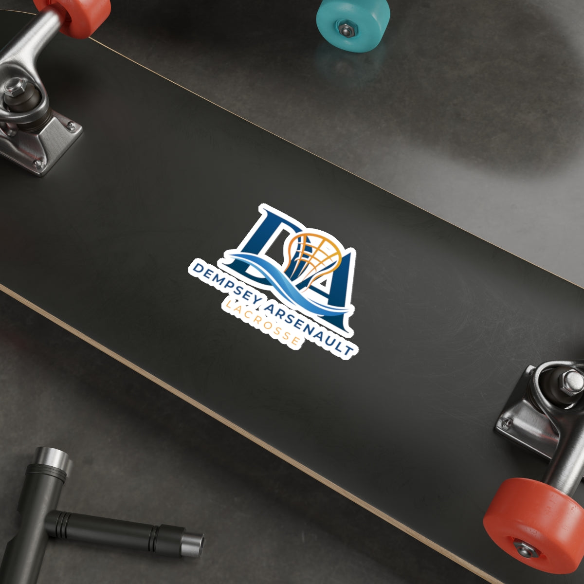 Dempsey Arsenault Lacrosse Die Cut Stickers