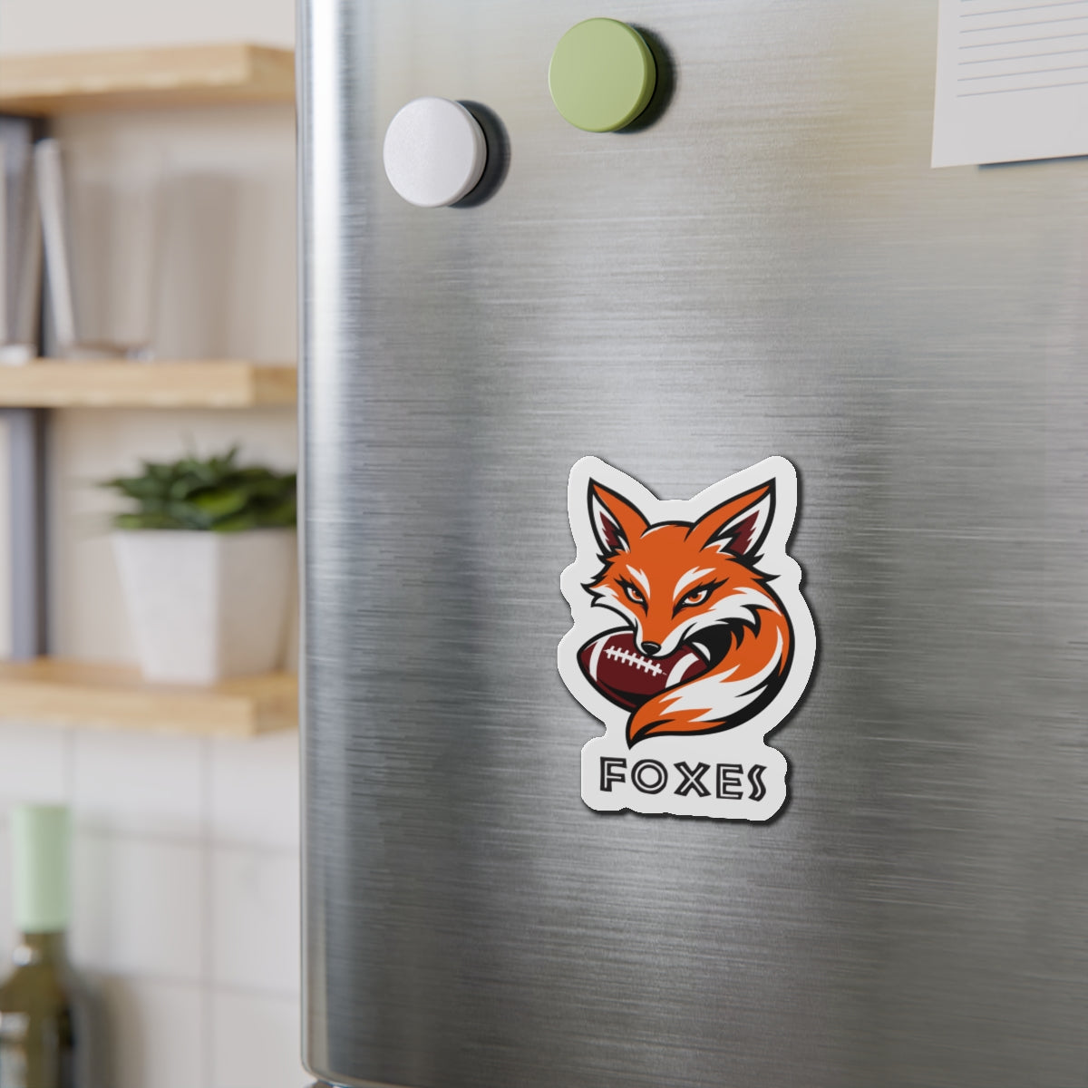 Foxes Die-Cut Magnet
