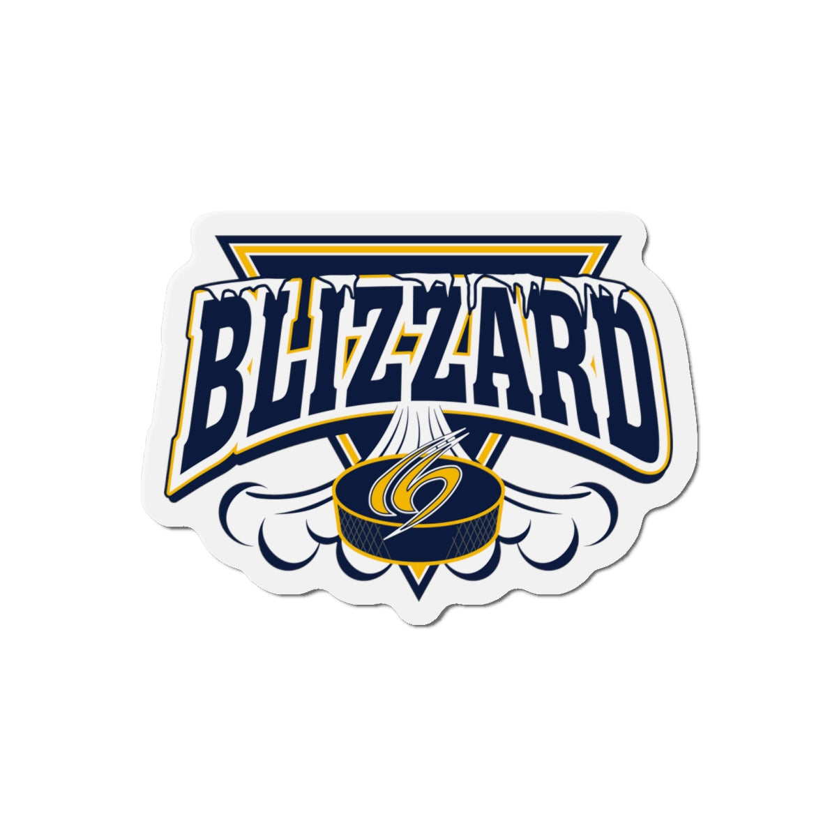 North Jersey Avalanche Die-Cut Magnet