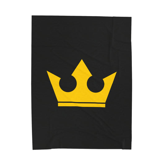 QC Pickleball Velveteen Plush Blanket (60" x 80")