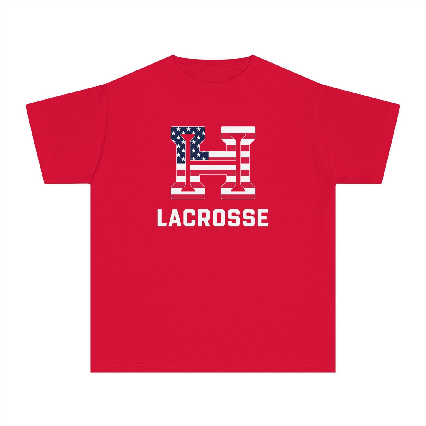 Youth Hoyas Lacrosse Garment Dyed T-Shirt