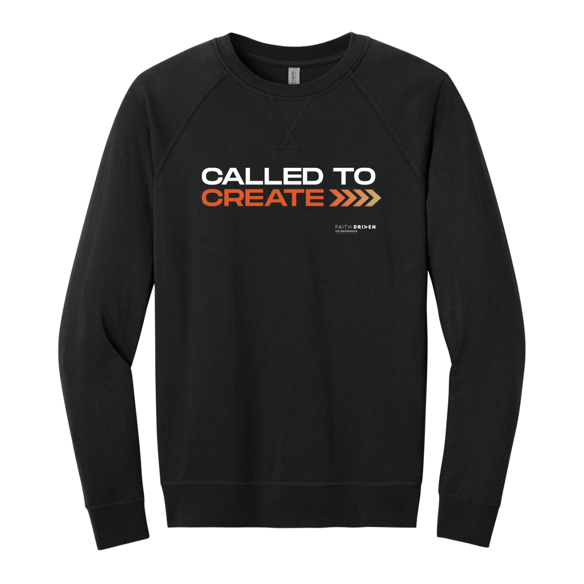 Adult Next Level Lightweight Crewneck - Create (A)