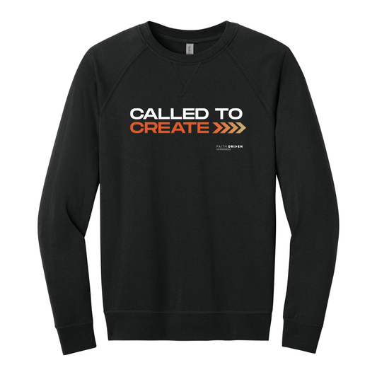 Adult Next Level Lightweight Crewneck - Create (A)