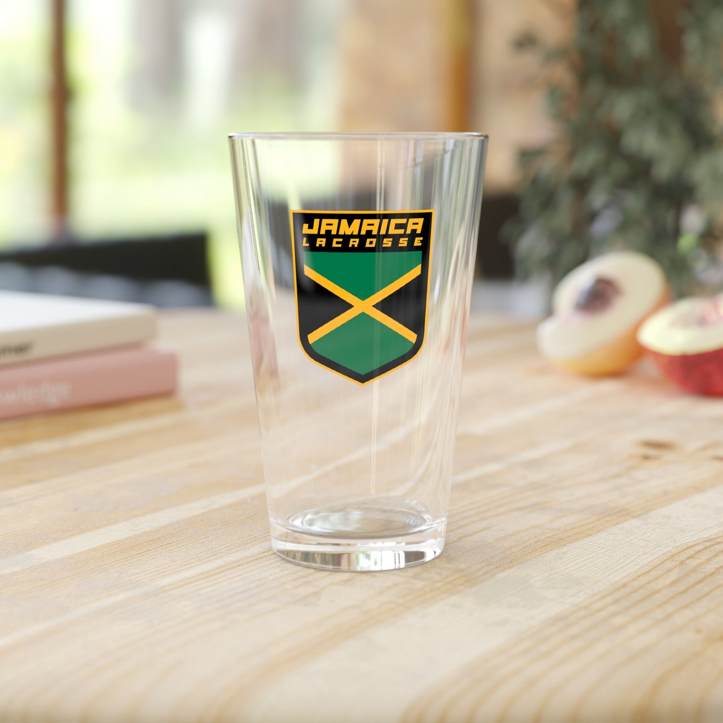 Jamaica Lacrosse Pint Glass