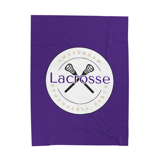 Amsterdam Lacrosse Velveteen Plush Blanket (60 x 80)