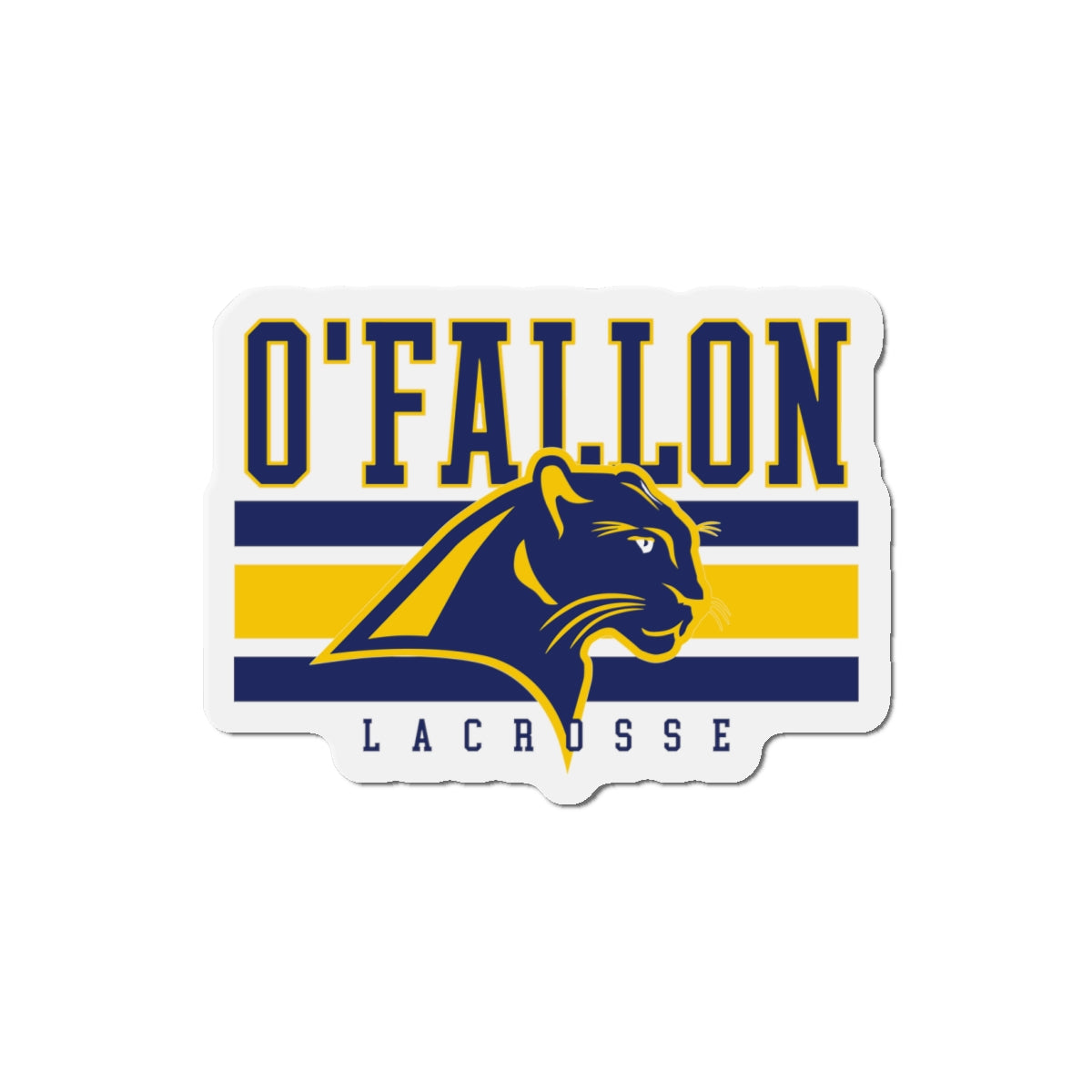 OTHS Lacrosse Die-Cut Magnet